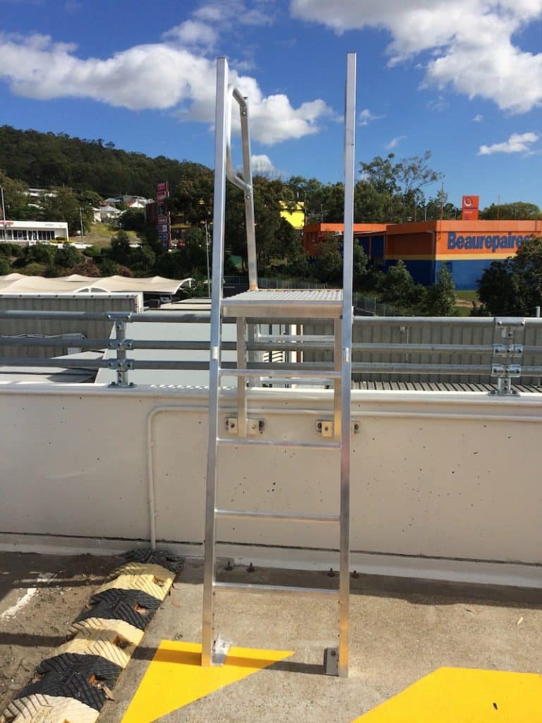 Safe At Heights Roof Access Ladders Angled Rung Ladders Brisbane Queensland 4 Angled Rung Ladders 11